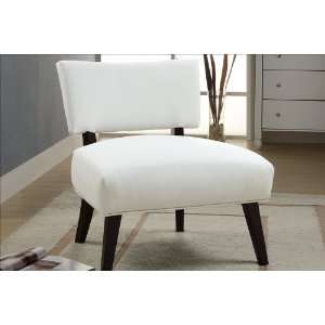  Accent Chair Faux Leather/ Color Cream F7117