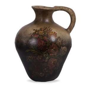  Antique Handled Jar de la Flor