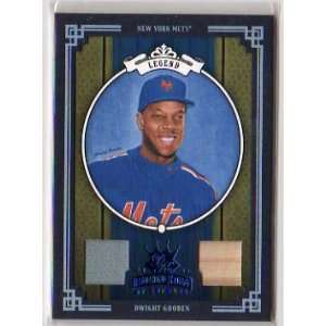  2005 Donruss Diamond Kings Dwight Gooden Game Used Bat and 