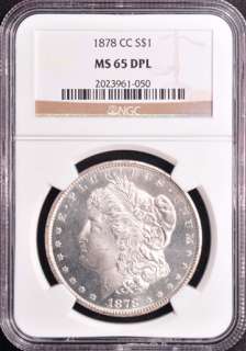 1878 CC MORGAN S$1 NGC MS 65 DM  