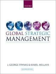 Global Strategic Management, (0199543933), Jedrzej George Frynas 