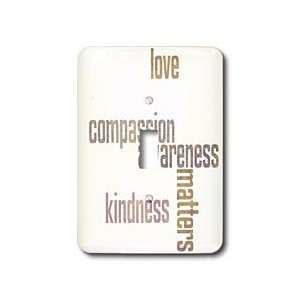   Kindness Matters  Inspirational Quotes   Light Switch Covers   single