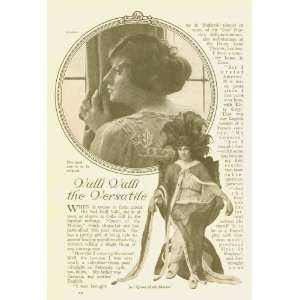 1914 Magazine Article Actress Valli Valli 