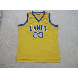   jerseys laney #23 yellow mesh type jersey mix orders shipped by