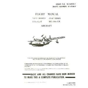   HU 16   GR UFG 1 1G , 1T Aircraft Flight Manual Grumman Books