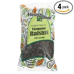 Health Best Raisins Thompson, 20 Ounce Units (Pack of 4)  