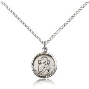  .925 Sterling Silver O/L Our Lady of Perpetual Help Medal 