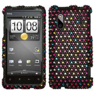  HTC EVO Design 4G Hero S Sprinkle Dots Full Diamond Bling 