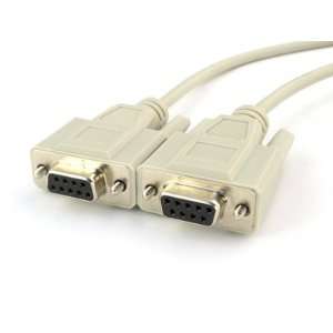  15 FT Null Modem Cable   DB9 F/F Electronics