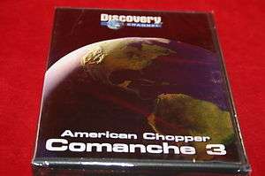 AMERICAN CHOPPER COMANCHE 3 DISCOVERY CHANNEL DVD NEW SEALED  