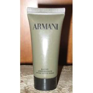   Men .5 Oz After Shave Balm Tube Deluxe Sample Size By Armani for Men