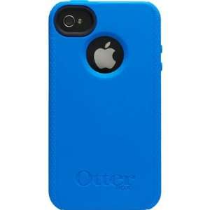  New Otterbox Iphone 4 Impact Case Blue Durable Textured 
