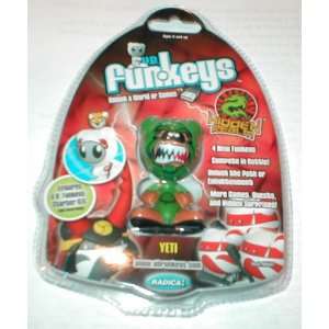   Yeti Very Rare U.B. Funkeys Hidden Realm Figure (Green) Toys & Games