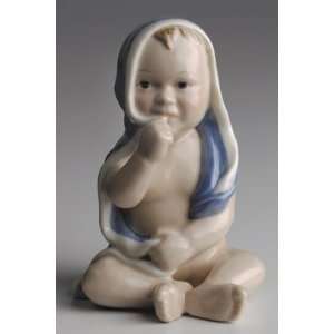  Royal Copenhagen Figurine, Baby Boy Sitting: Home 