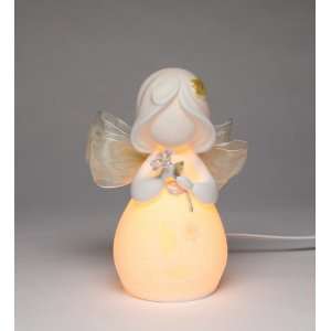   Spring   Heaven & Earth   Angel w/ Flower Night Light: Home & Kitchen