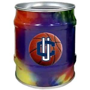   Huskies UCONN NCAA Basketball Tie Dye Tin Bank