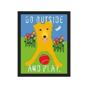  Go Outside And Play Framed Print