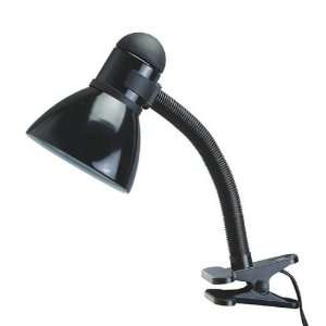    Classic Black Finish Clip On Table Desk Lamp: Home Improvement