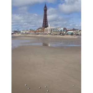  the Beach and Blackpool Tower from the Central Pier, Blackpool 