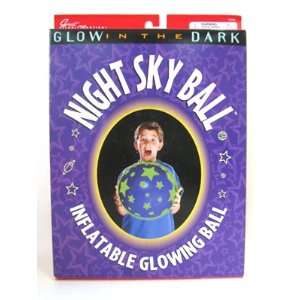   Explorations Glow in the Dark Inflatable Night Sky Ball Toys & Games