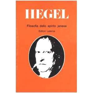   Filosofia dello spirito jenese (9788848800730) Friedrich Hegel Books