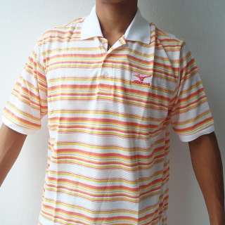 Mizuno Mens Golf Polo Shirt UV Protection Stripes L  