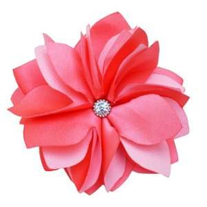  NEW Coral Flower Hair Clip/Brooch Beauty