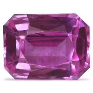    1.15 Carat Untreated Loose Pink Sapphire Emerald Cut Jewelry