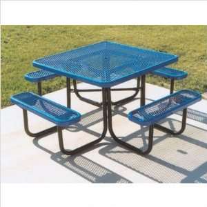  Ultra Play P 46 Square Table with Diamond Pattern Frame 