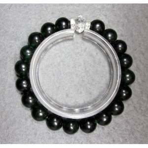  Natural Stone Beads Elastic Bracelet 