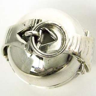 EXTRA LARGE PHOTO BALL LOCKET STERLING SILVER PENDANT  