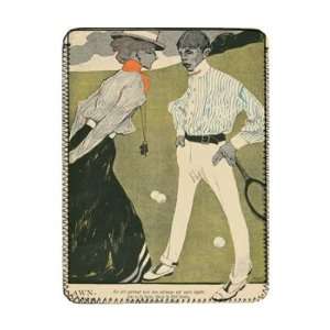  Lawn Tennis, from LAssiette au Beurre,   iPad Cover 