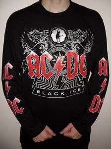 AC/DC Black Ice Angus long sleeve T Shirt Size L new  