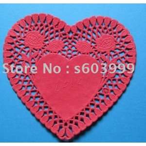   sheets red heart paper doilies doyleys paper Arts, Crafts & Sewing