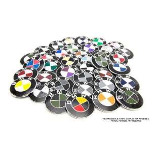 : Bimmian ROUAA2X10 Colored Roundel Emblems  7 Piece Kit For Any BMW 