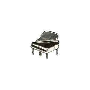  .925 Sterling Silver Baby Grand Piano Charm Jewelry