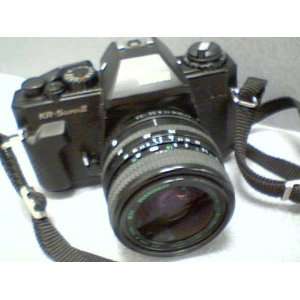  Ricoh KR 5 Super II SLR 35mm Film Camera w/ Quantaray Lens 