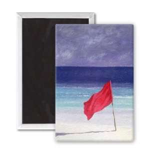  Beach Flag   Storm Warning, 1985 (acrylic on   3x2 inch 