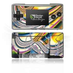   for Nintendo Gameboy Micro   Rainbow Waves Design Folie Electronics
