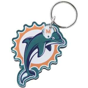 Miami Dolphins High Definition Logo Keychain  Sports 