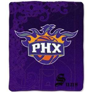  Phoenix Suns NBA Micro Raschel Blanket (50x60) Sports 