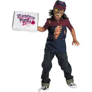  Zombie Pizza Boy Child Costume   Extra Large (14 16): Toys 