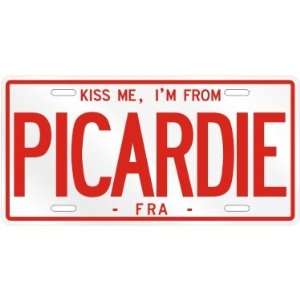  NEW  KISS ME , I AM FROM PICARDIE  FRANCE LICENSE PLATE 