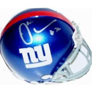  Signed Osi Umenyiora Mini Helmet   New York Giants Sports 