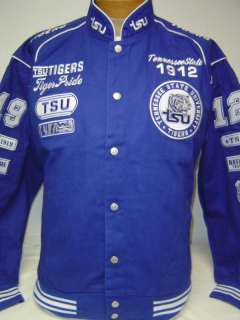 Tennessee State Univ. TSU Tigers Racing Style Jacket  