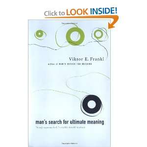  Mans Search for Ultimate Meaning [Paperback] Viktor E 