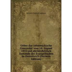   in Oesterreich (German Edition) Heinrich Friedrich Jacobson Books