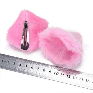 NEW Lovely Cat Ears Hair Clip Hairpin Fancy Cosplay Costume Anime 3 