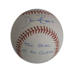   MLB Baseball Inscribed Steal of the Century (MLB Authenticated