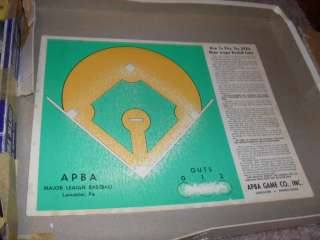 Vintage X APBA Major League Baseball Game Looks Complete 480 Cards 